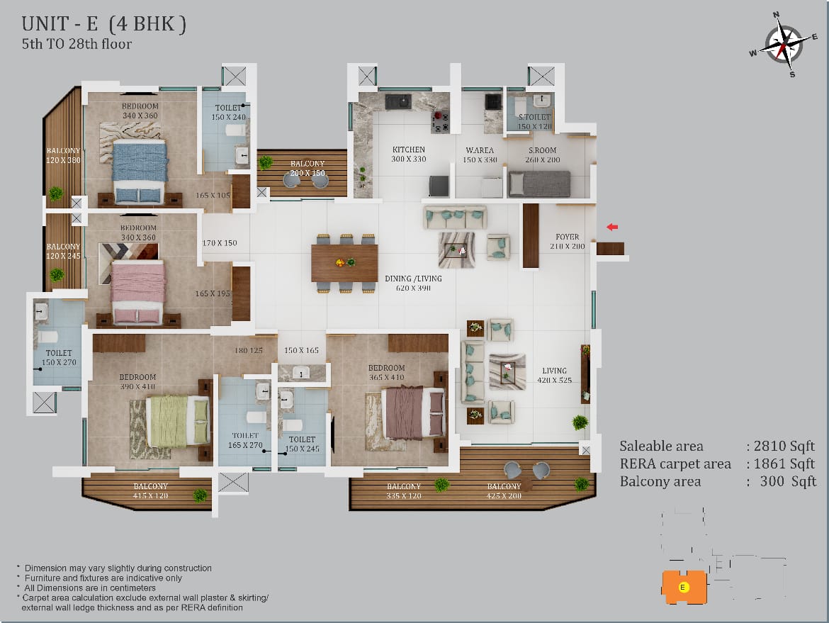 Kalyan Homes sky high 4BHK