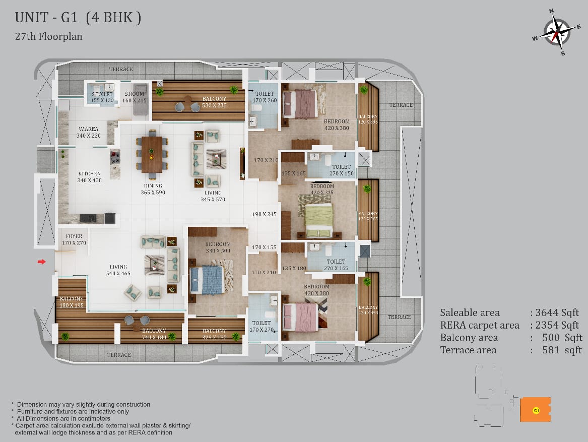 Kalyan Homes sky high 4BHK